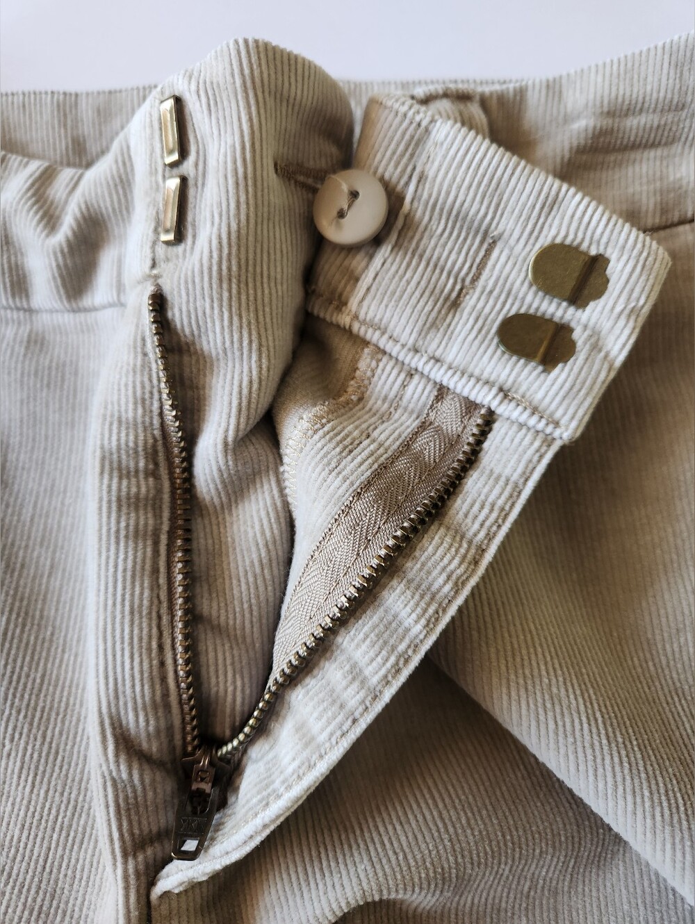 Eddie Bauer Cordaroy Tan Skirt Suze 8 - Picture 4 of 8
